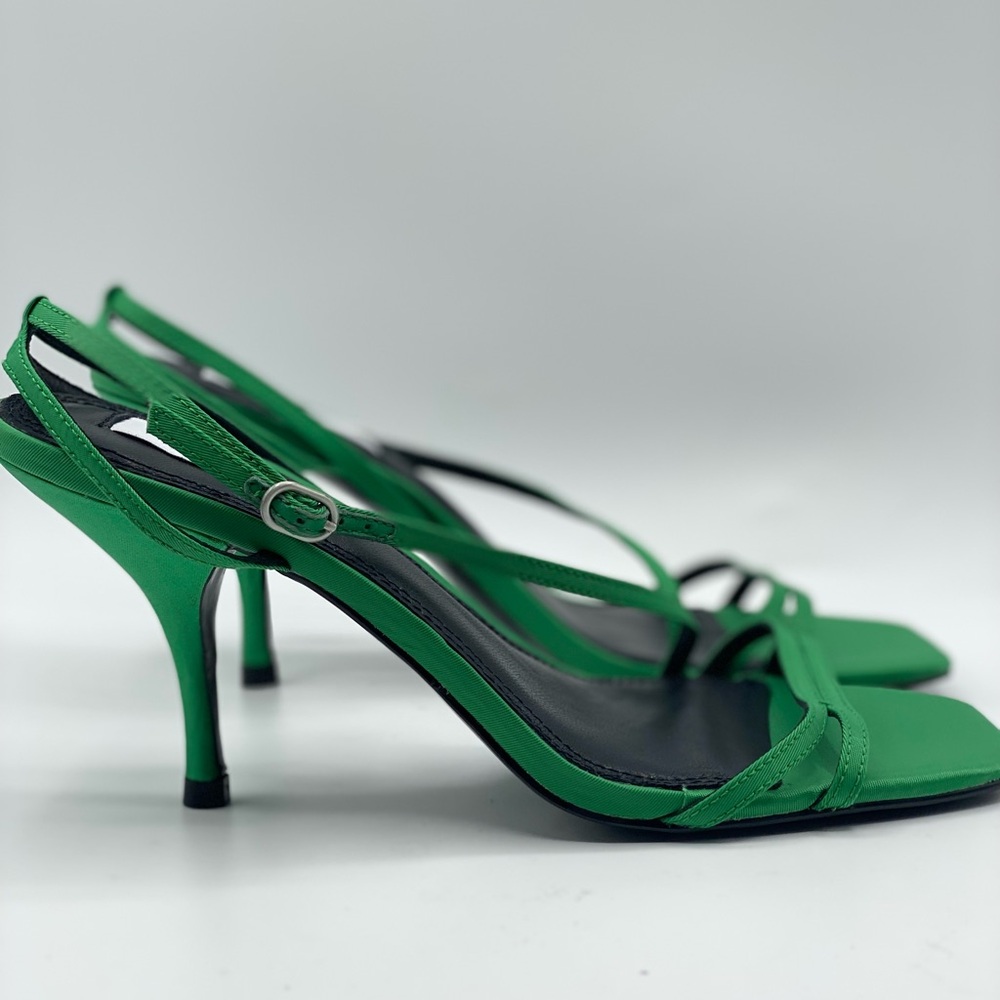 Reiss Bali Mid Heel Strappy Sandals